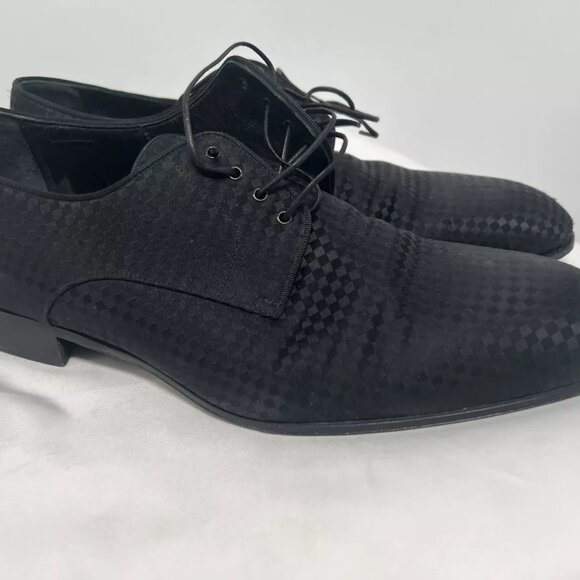 Louis Vuitton Paris Mens Laced Black SOLFERINO DERBY Dress Shoes Size 8.5 MT0168 main image 4